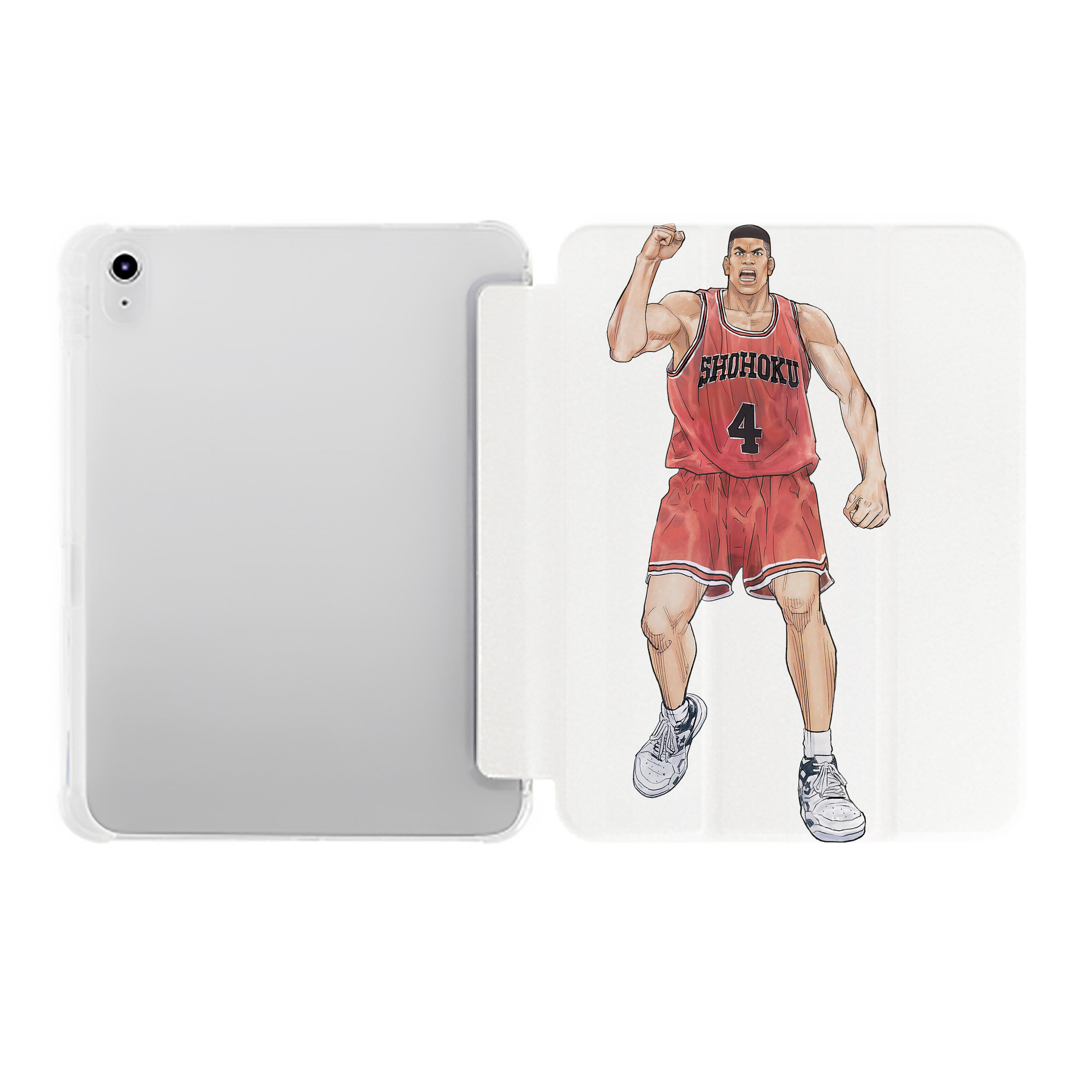 （画像用） SLAM DUNK／スラムダンク IPad ケース ペン収納付き 三つ折りスタンド PUレザー×シリコン 対応機種9.5/10.5/10.9インチ